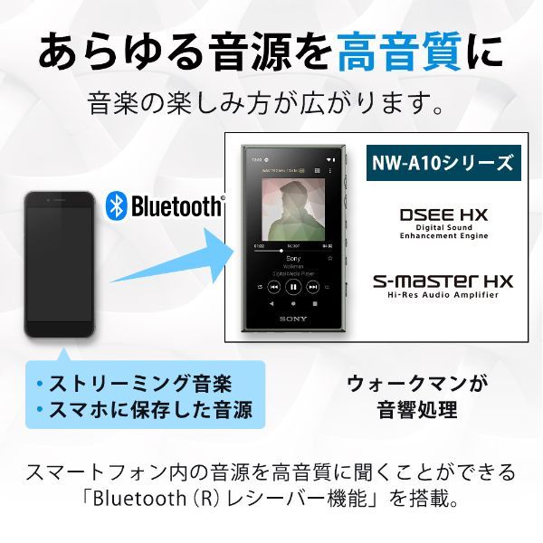 SONY NW-A105-G アッシュグリーン Walkman(ウォークマン) A100シリーズ
