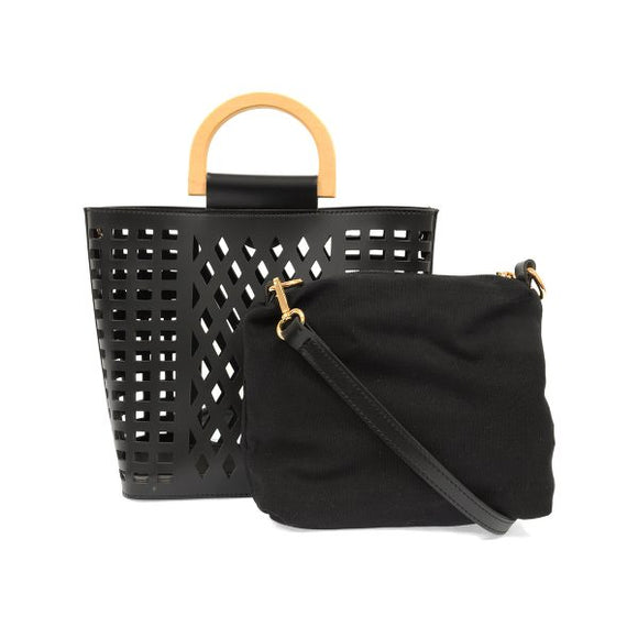 Joy Accessories JA L8058xx Madison Cut Out Tote – Piper Lillies
