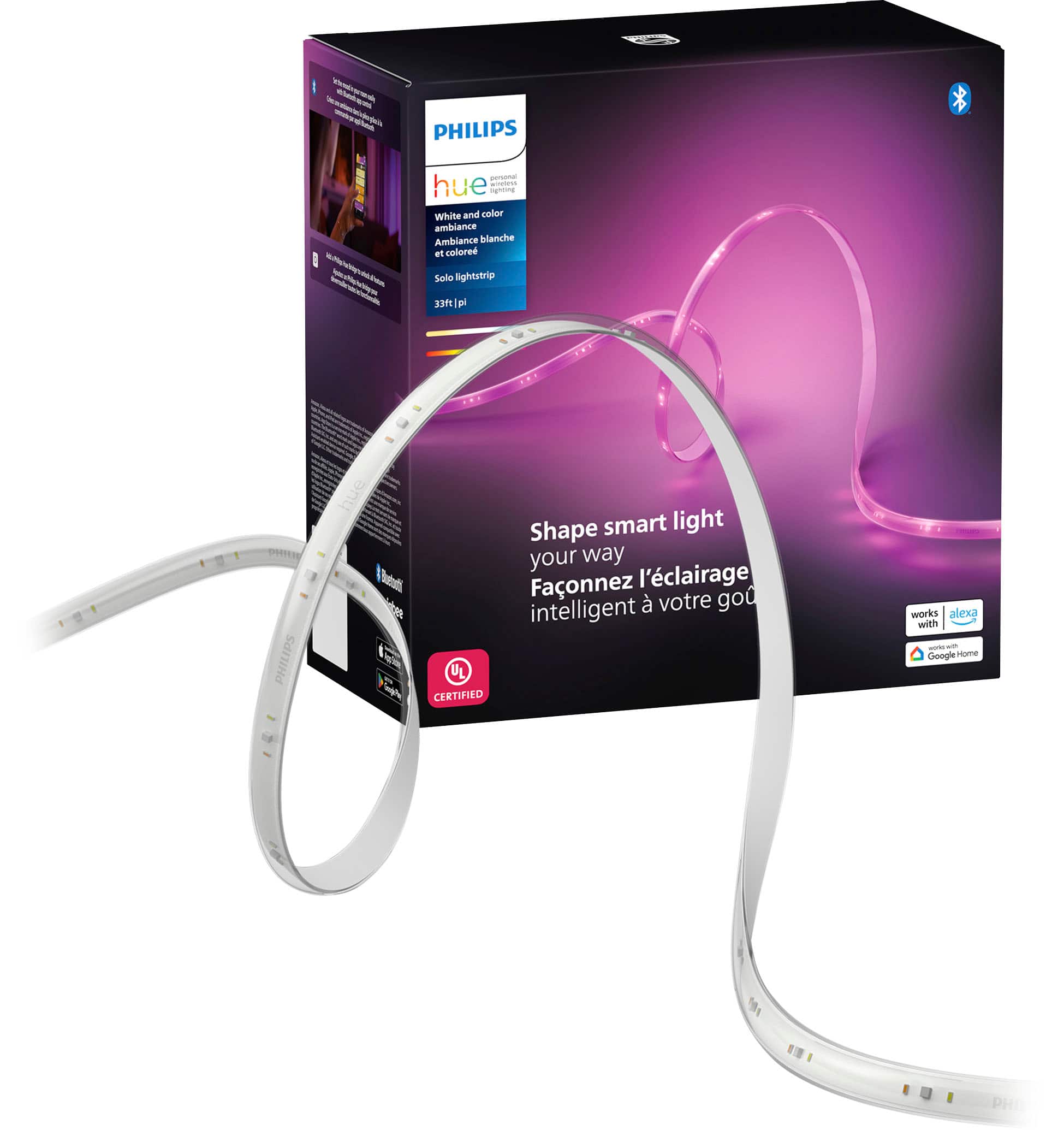 Philips Hue Solo Lightstrip 10m (33ft) White and Color Ambiance