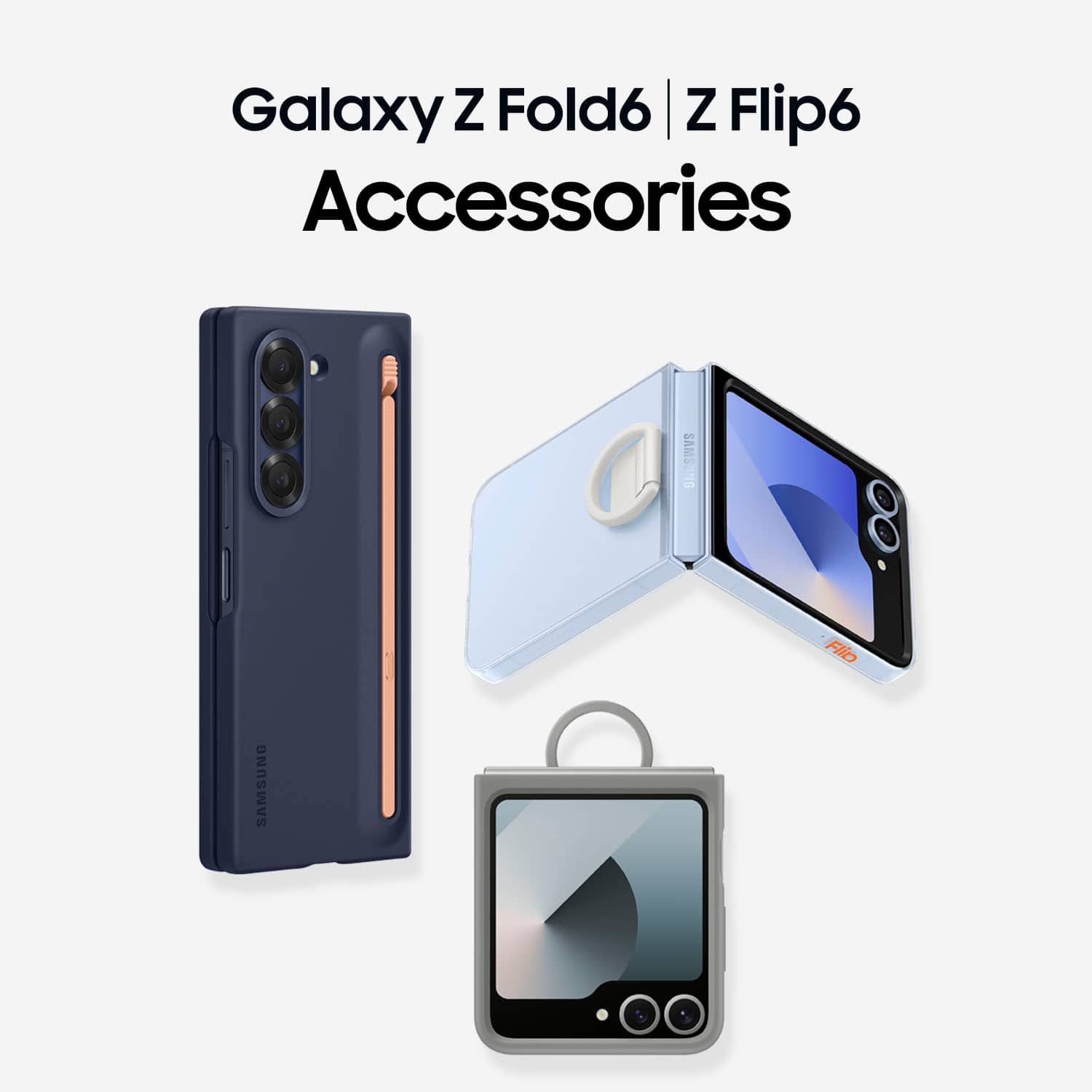 Samsung Galaxy Z Flip6 256GB (Unlocked) Silver Shadow SM