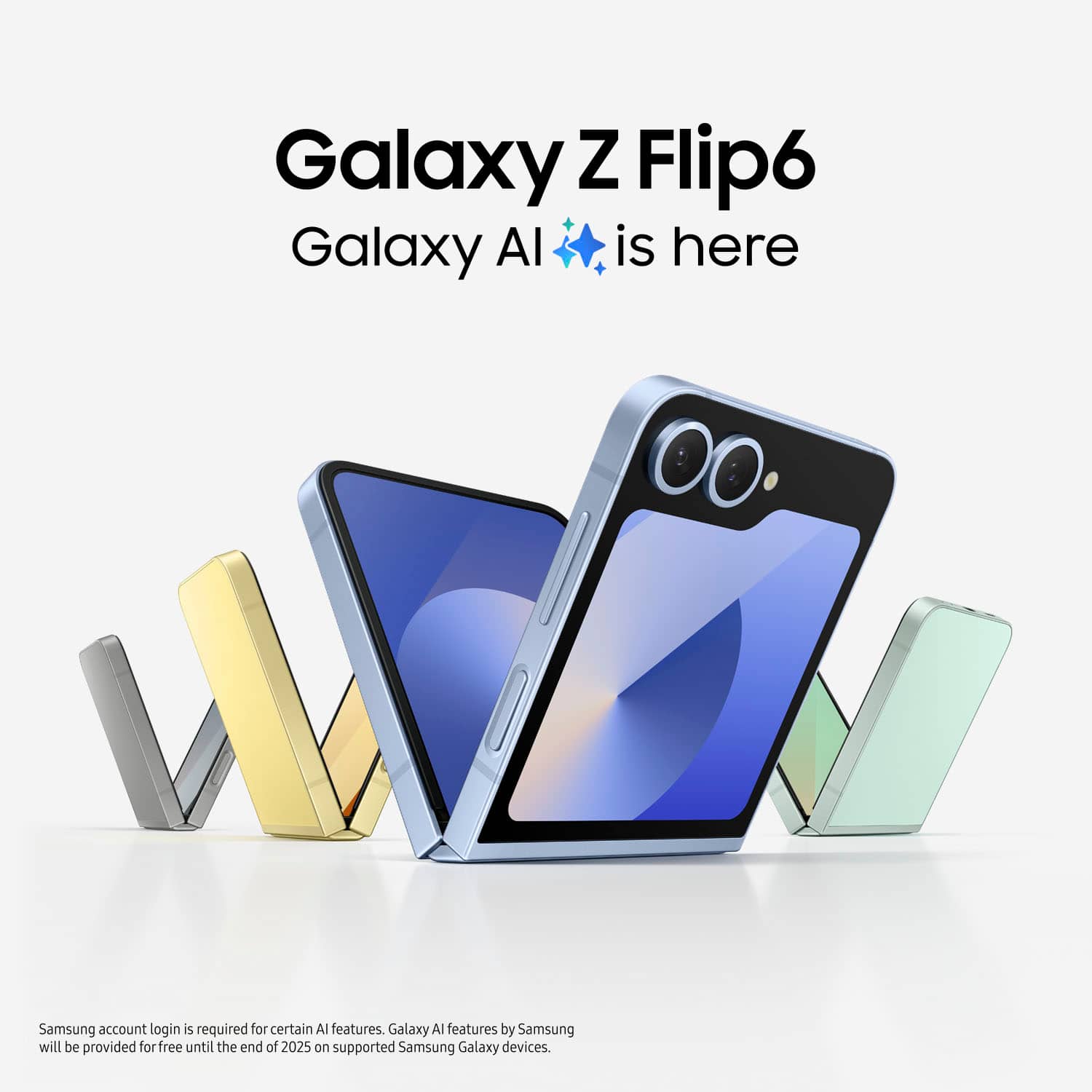 Samsung Galaxy Z Flip6 512GB (Unlocked) Silver Shadow SM