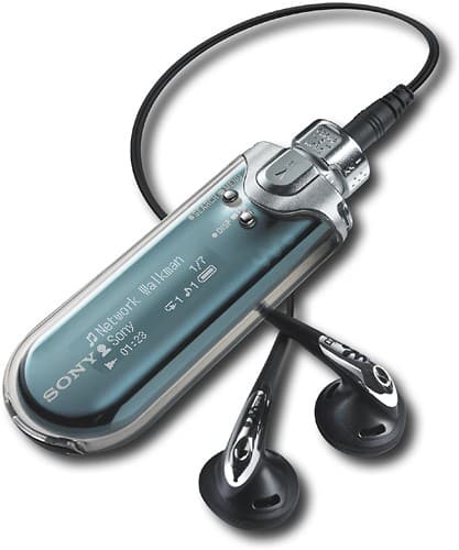 Best Buy: Sony Walkman 512MB* MP3 Player Blue NW-E505