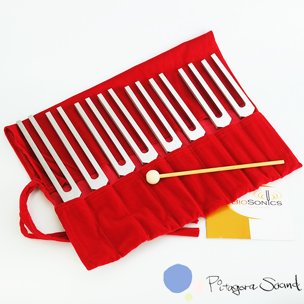 ソーラーハーモニック8本セット マレット付 バイオソニックス 音叉