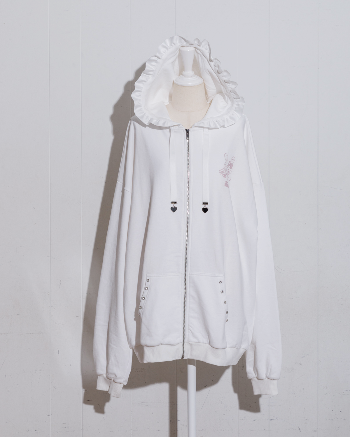 pium×Mezzo Piano ベリエちゃんハートケーキパーカー