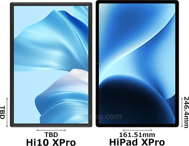 CHUWI「Hi10 XPro」と「HiPad XPro」の違い - フォトスク