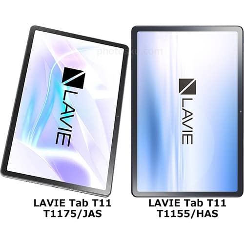 LAVIE Tab T11「T1175/JAS」と「T1155/HAS」の違い - フォトスク