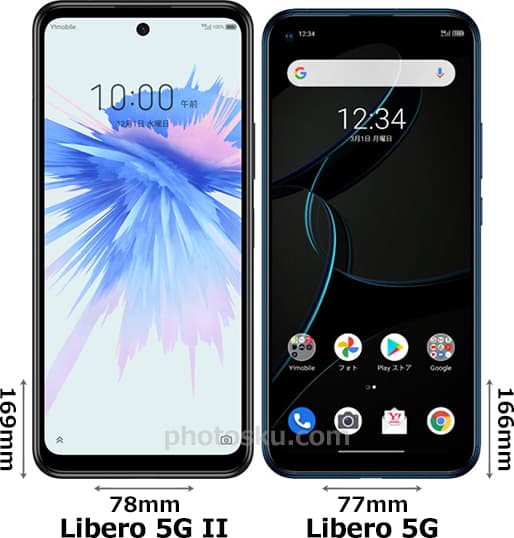Libero 5G II」と「Libero 5G」の違い - フォトスク