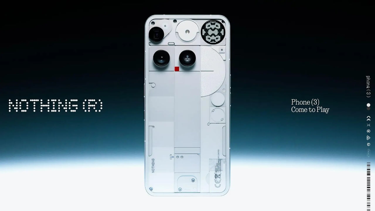 SD8s Gen4・おサイフ対応スマホ「Nothing Phone (3)」国内発売、価格