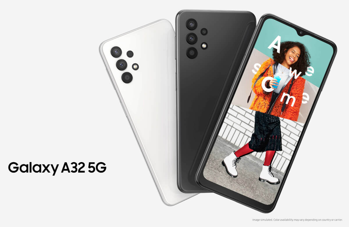 Galaxy A32 5G 発表、6.5インチ・クアッドカメラ搭載の5G