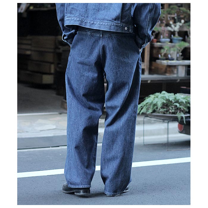 サウザンズ 1000S インビジブル 5ポケット バギーデニムパンツ