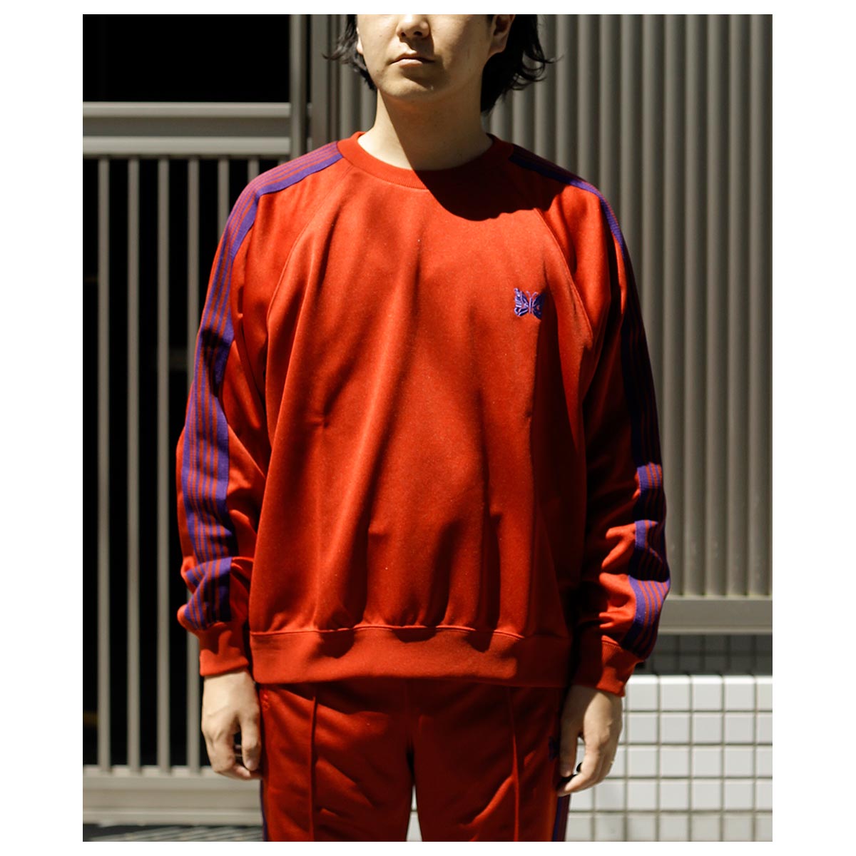 40%OFF セール ニードルズ NEEDLES トラック クルーネック シャツ ポリ