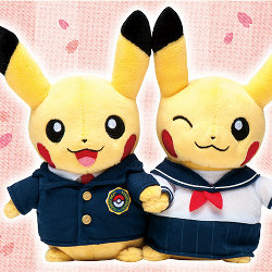 ホエルオーに乗るピカチュウとイーブイのぬいぐるみ登場。30cmの大きい