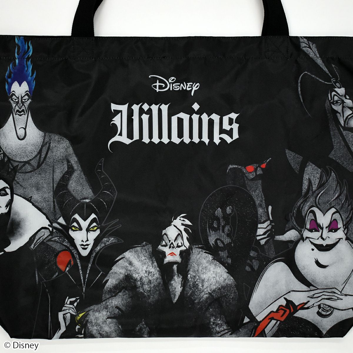 Disney】ディズニーヴィランズ/ファスナー付きトートバッグ(PONEYCOMB