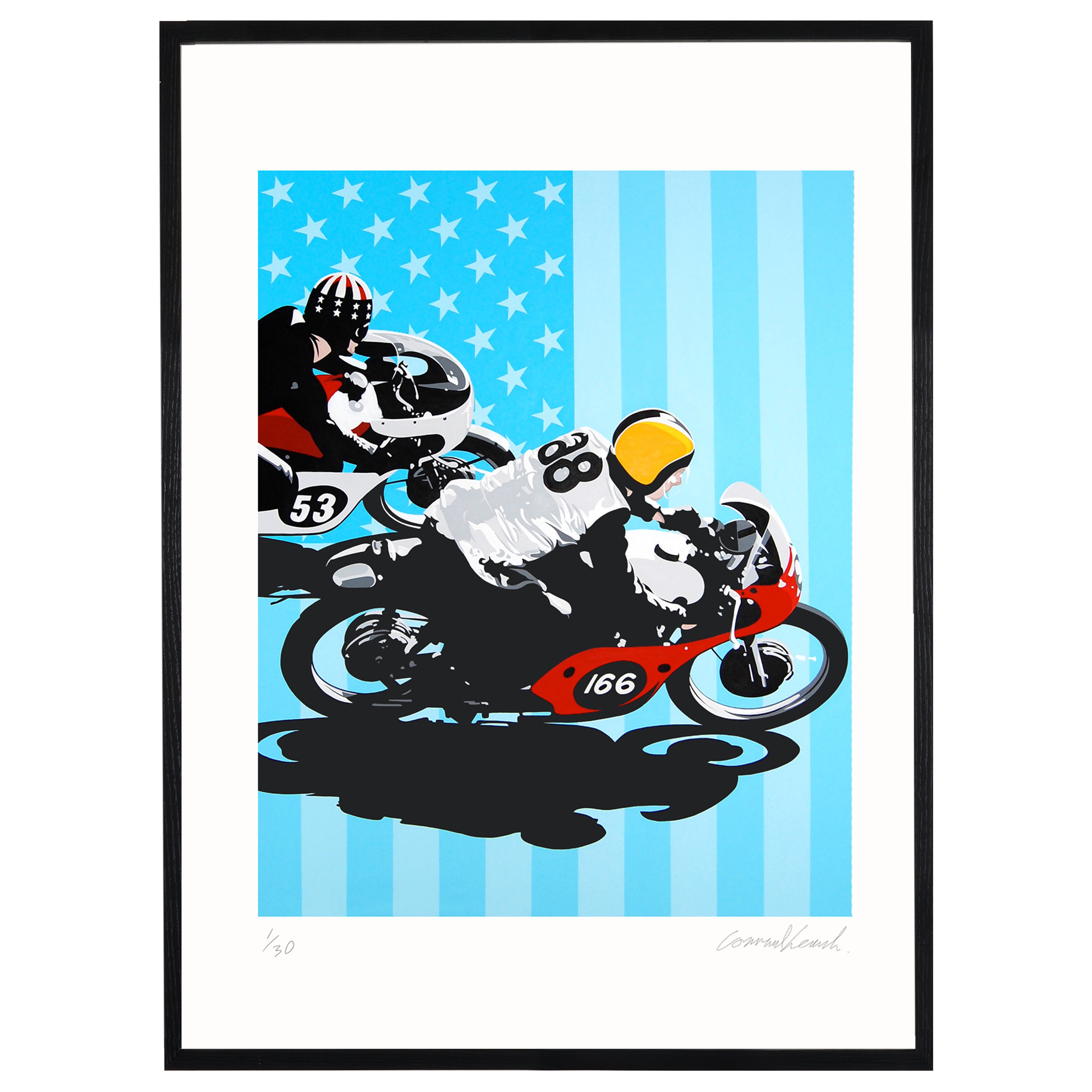 限定5枚】 BANNER RACERS (Original) / コンラッド・リーチ