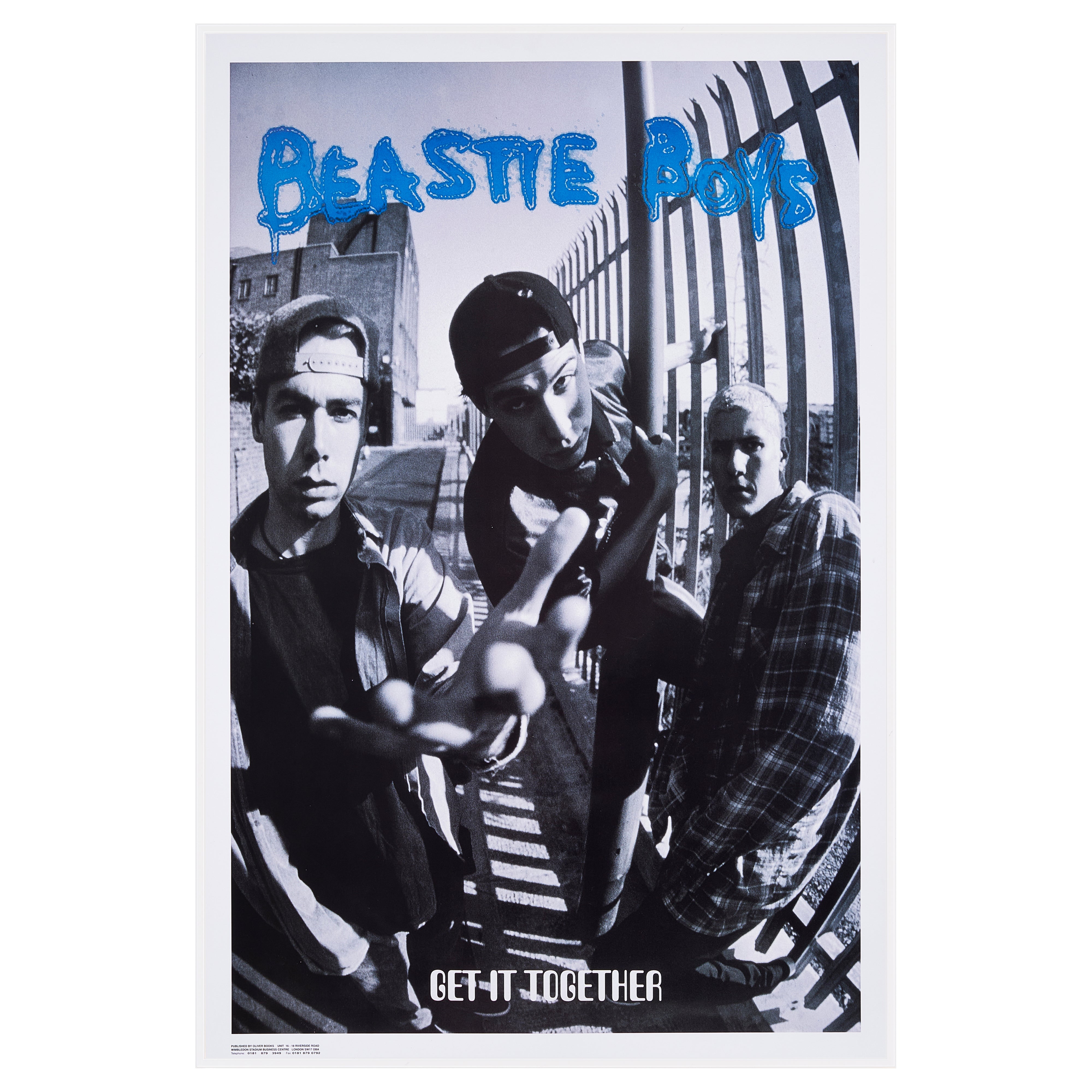90s デッドストック beastie boys 大判ポスター 90s デッドストック