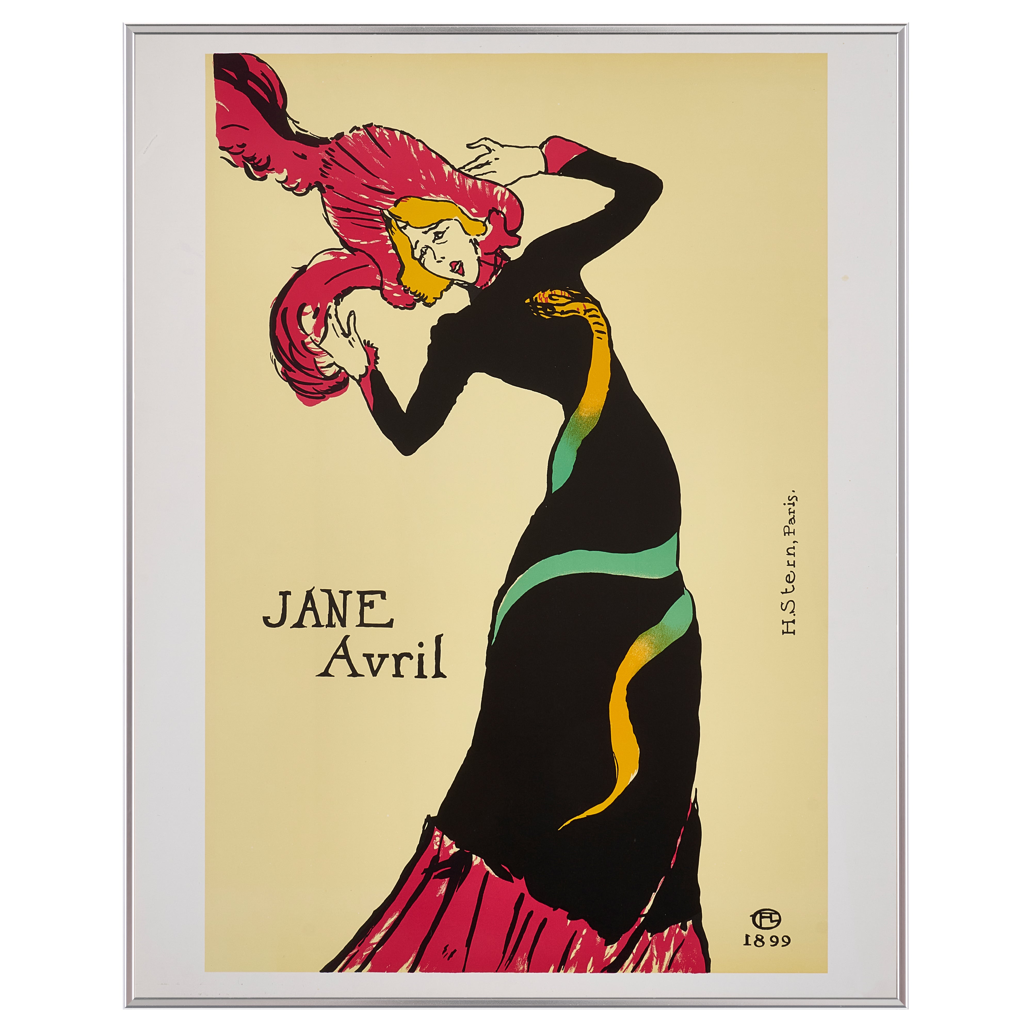 限定10枚】JANE AVRIL 1899 - Printed in 1990s / アンリ・ド
