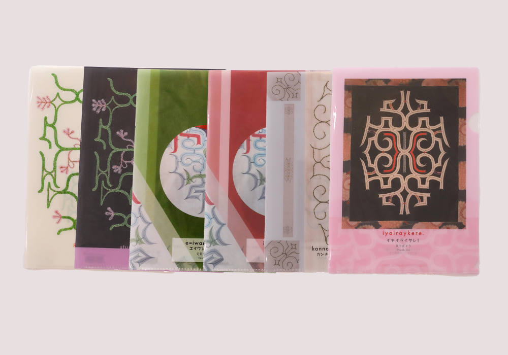 アイヌ文様 クリアファイル | ぽると・みついし