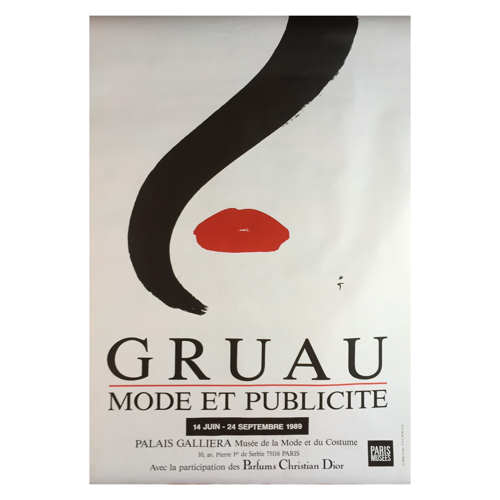 René Gruau. Gruau, Mode et publicité. 1989. - Posters We Love