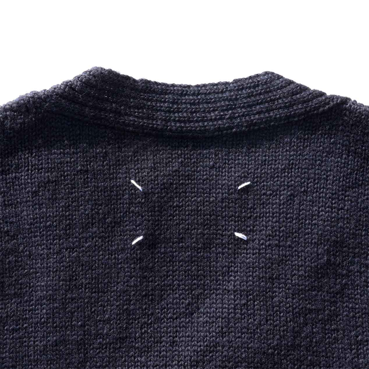 POST JUNK / MAISON MARTIN MARGIELA 10 / 07AW V-Neck Knit [XL]