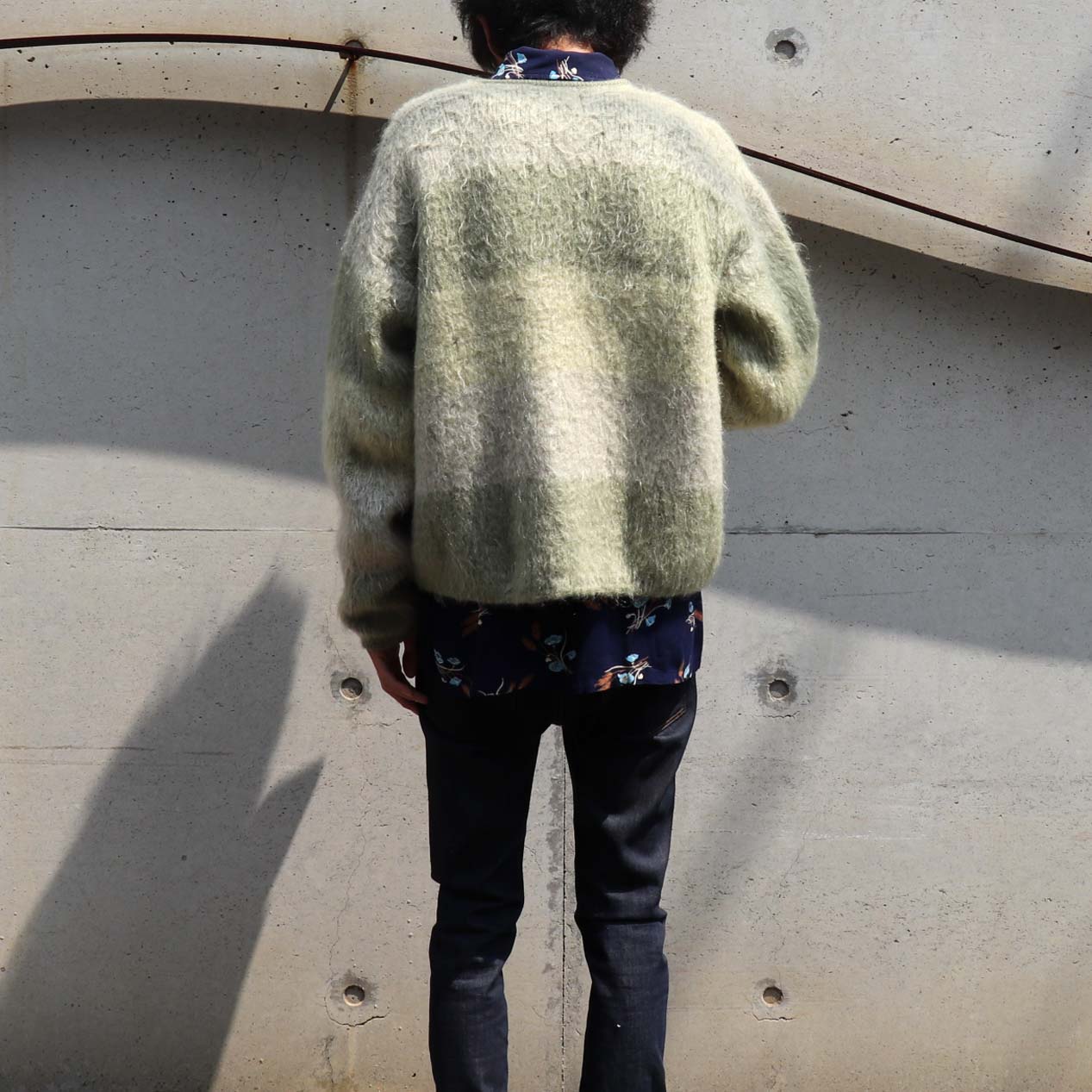 POST JUNK / 60's JANTZEN モヘアニットカーディガン [L]