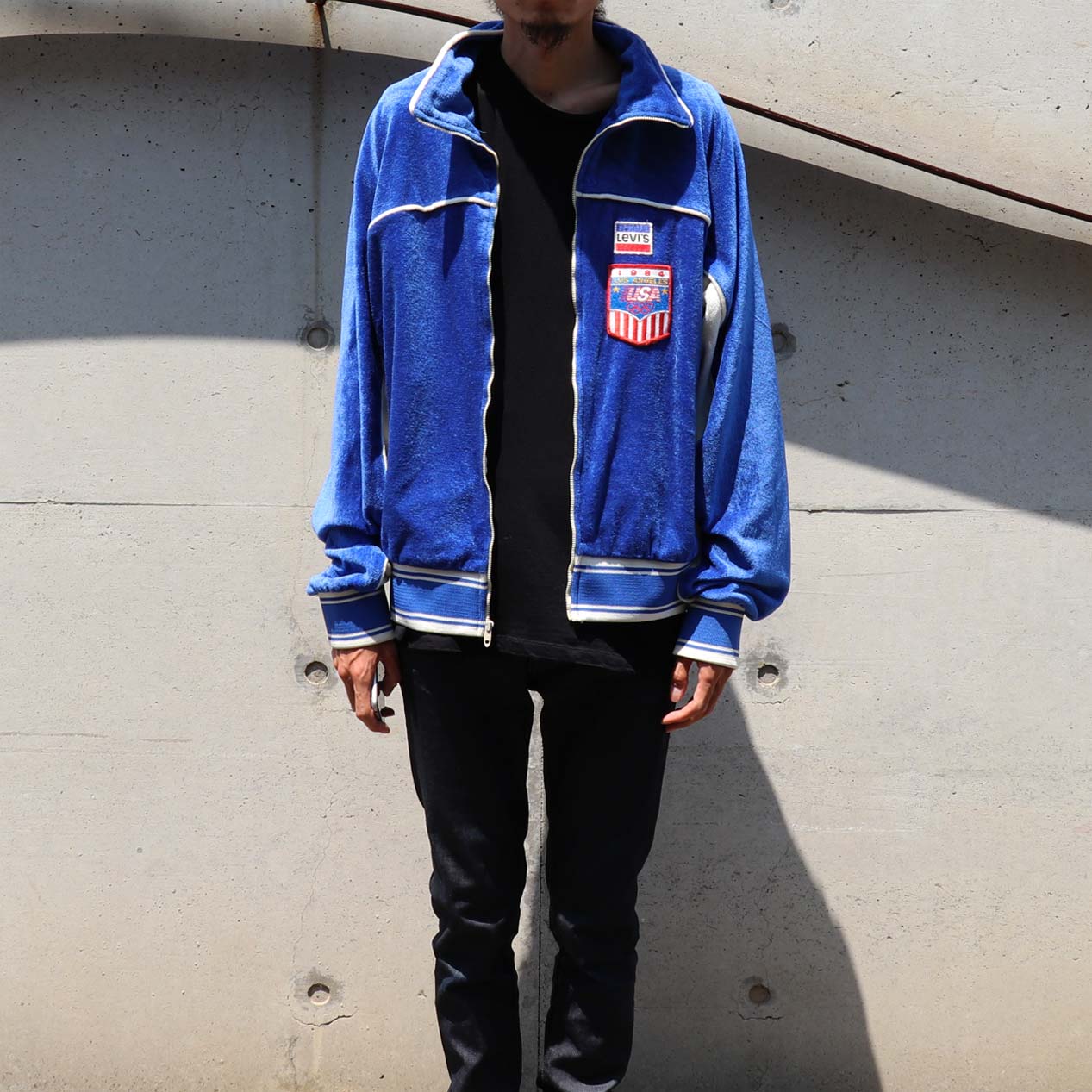 POST JUNK / 80's LEVI'S オリンピック ベロアジャージ [XXL]