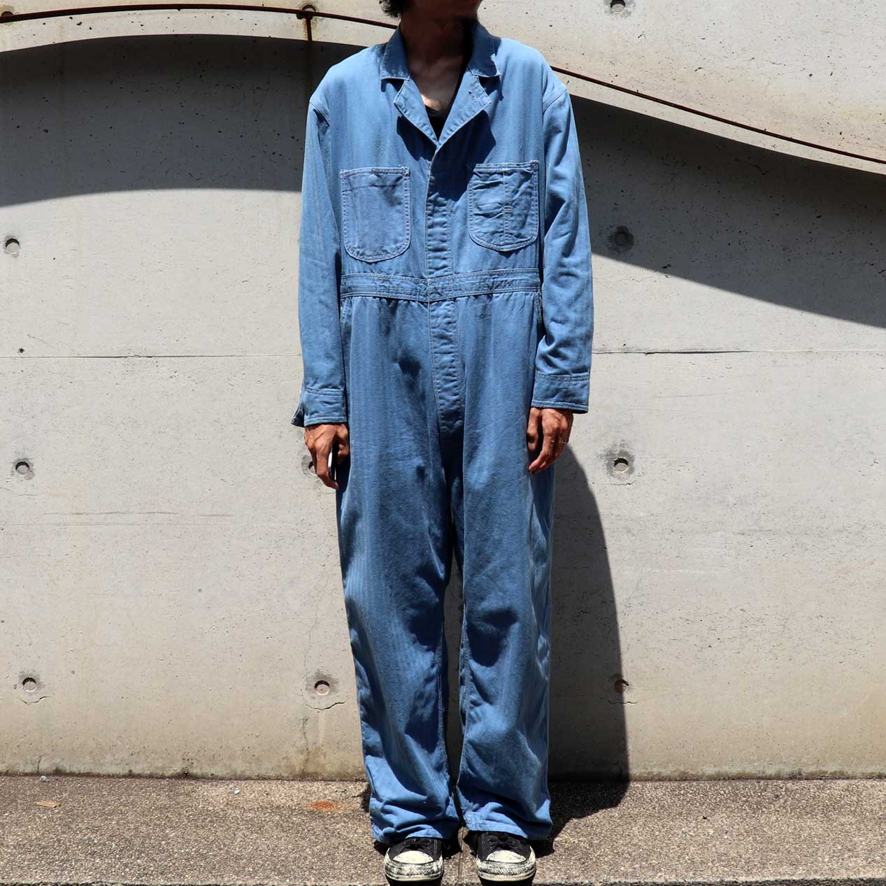 POST JUNK / 40-50's LEE UNION-ALLS ヘリンボーン オールインワン