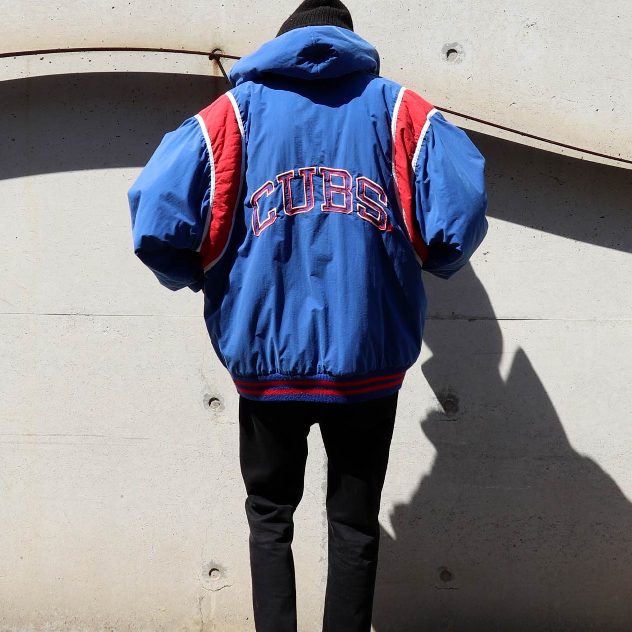 POST JUNK / 90's STARTER ”CHICAGO CUBS” ナイロンジャケット [XL]