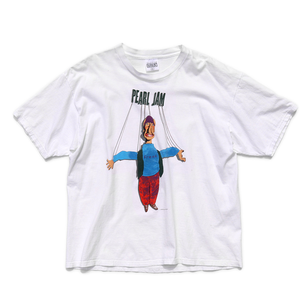 POST JUNK / 90's PEARL JAM ”FREAK TOUR” プリントTシャツ [XL]