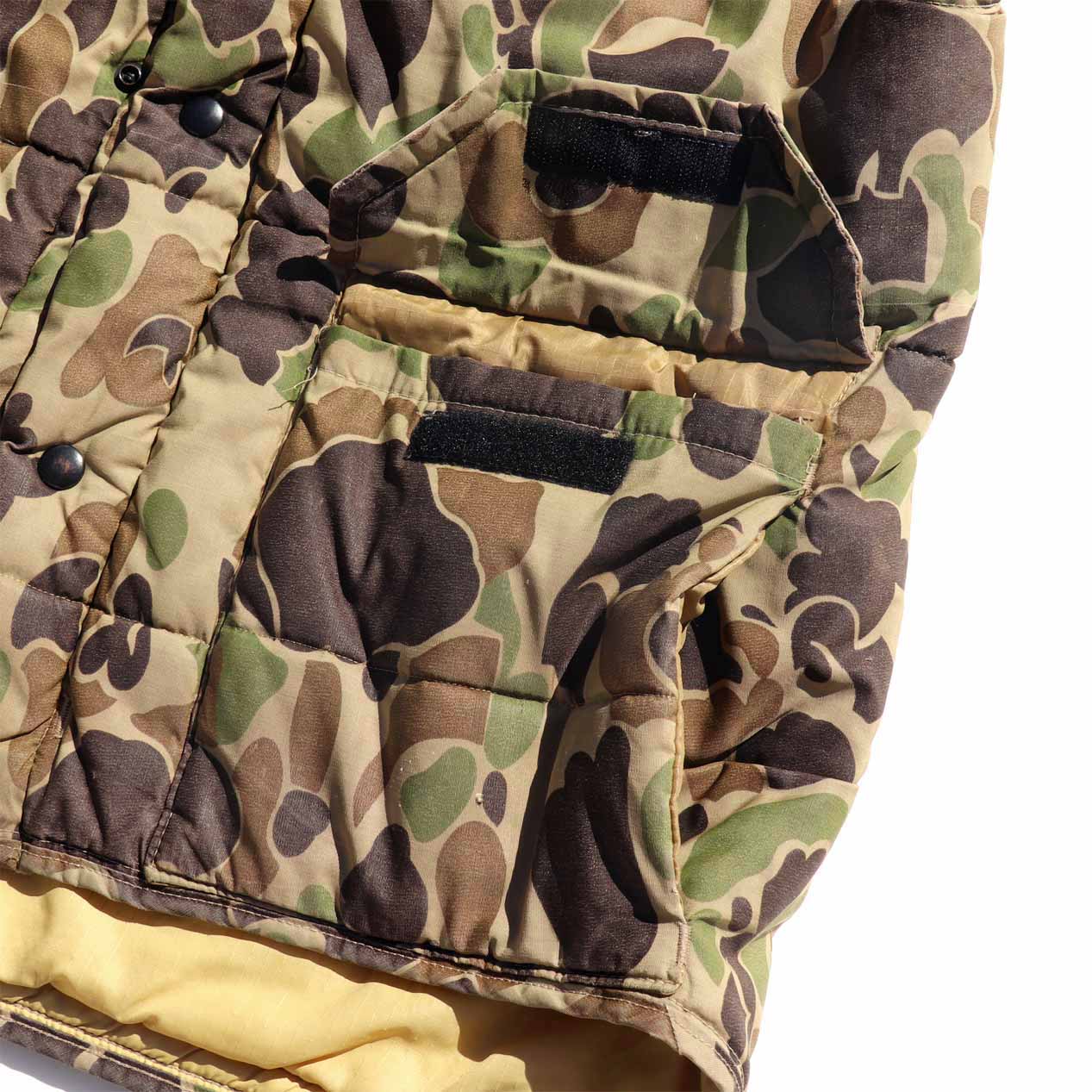 POST JUNK / 80's COLUMBIA ダックハンターカモ ダウンベスト [L]