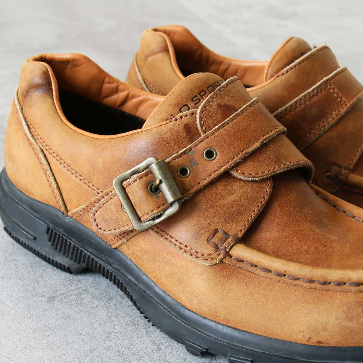 POST JUNK / 90's POLO SPORT RALPH LAUREN Buckle Belted Moccasin