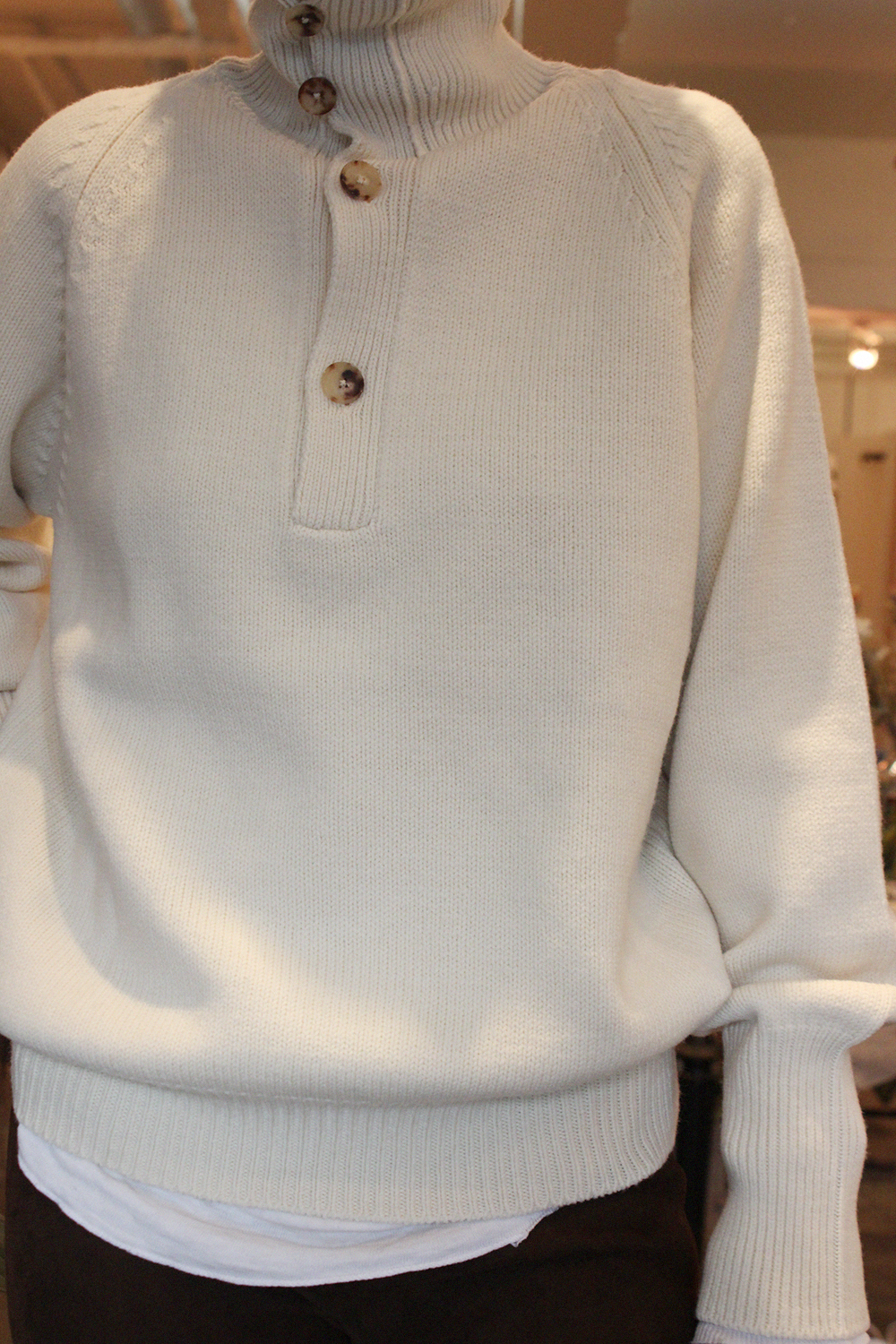 AURALEE - HARD TWIST MERINO KNIT BIG POLO: VIOLA STELLA women's blog