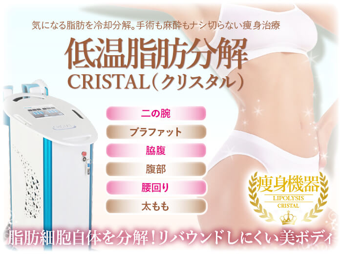 クリスタル(低温脂肪分解)|銀座プラタナクリニック銀座プラタナクリニック