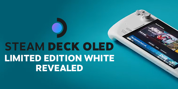 Steam Deck OLED Limited Edition White Color Revealed