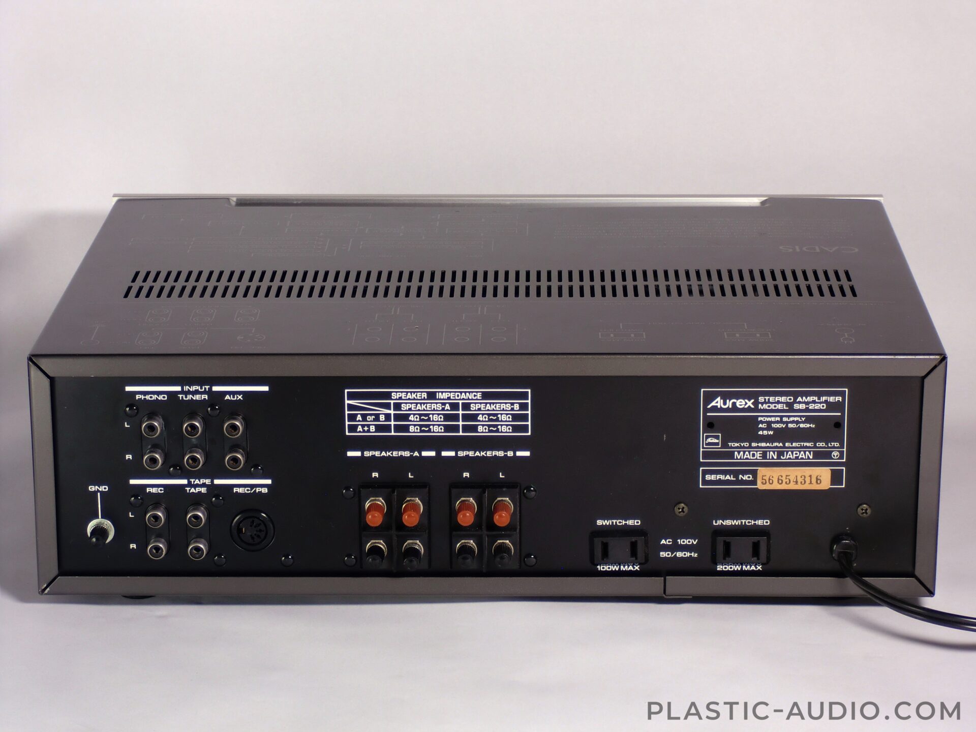 Aurex SB-220の修理・レビュー | Plastic Audio