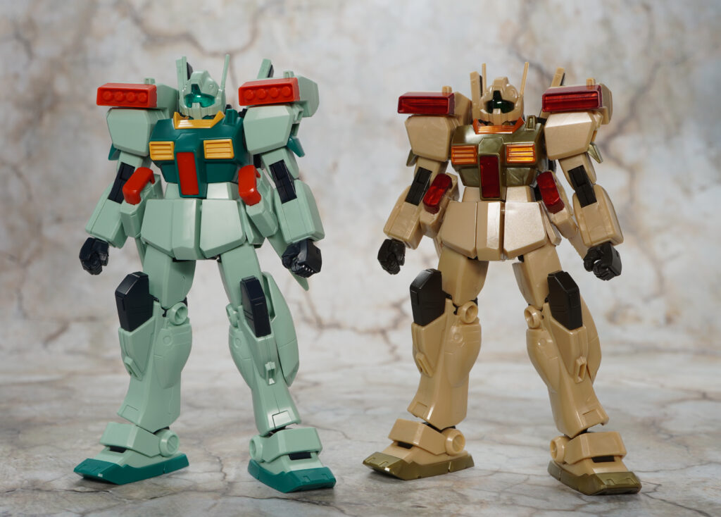 HG&EG ジムⅢ、ジェガン、ギラドーガ、νガンダム AXIS SHOCK 4体 HG&EG