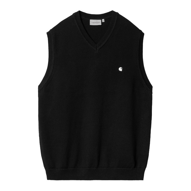 Carhartt WIP ニットベスト MADISON VEST SWEATER ブラック