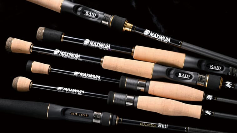 最先端バスロッドの姿がここに！2025年登場のレイドジャパン最新ロッド