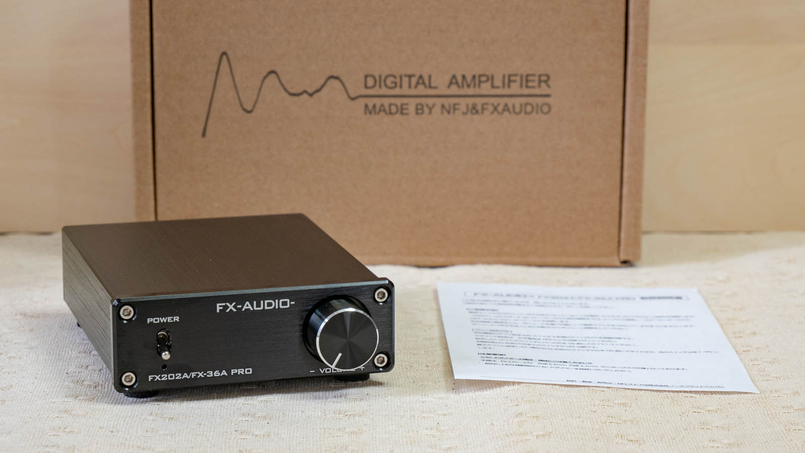 NFJの優等生アンプ『FX202A/FX-36A PRO』レビュー