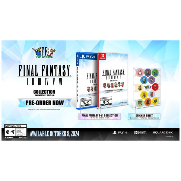 Final Fantasy I-VI Collection Anniversary Edition - Switch - - PNP