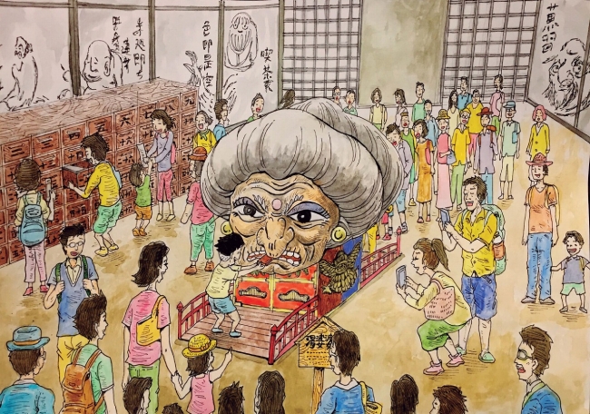 開催目前「鈴木敏夫とジブリ展」！「湯婆婆こけし」や「御朱印帳」など