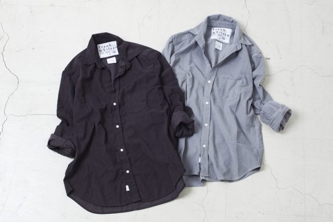9月中旬、Frank&Eileenの直営店限定コーデュロイシャツが新登場