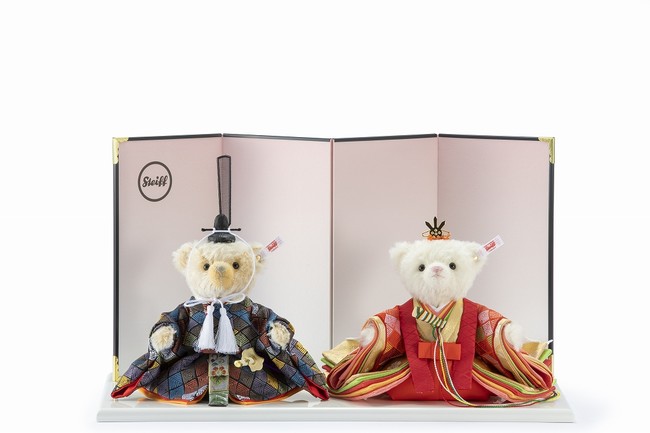 昨年も大好評！古典とモダンが融合したひな人形テディベアが今年も登場