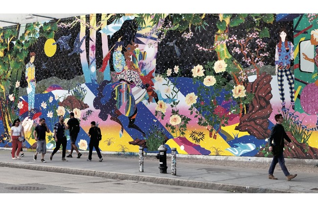 松山智一、待望の国内初作品集『TOMOKAZU MATSUYAMA IN AND OUT』刊行