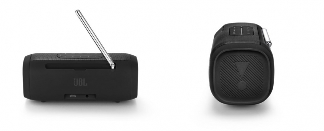 JBL初のワイドFM対応ポータブルBluetoothスピーカー登場！ 電源を