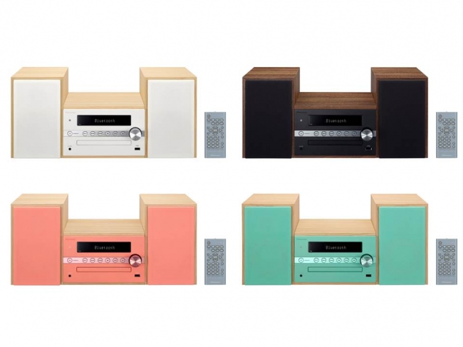 インテリアに合わせやすい木目調デザインを採用し、4つのカラー