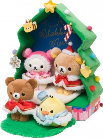 リラックマがクリスマスツリーに!? リラックマ「森のクリスマスツリー