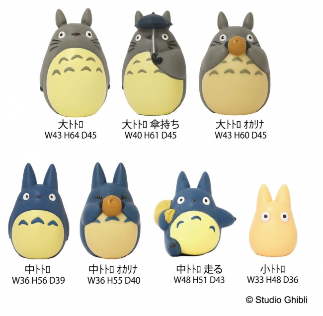 みんな大集合した「となりのトトロ」のゆびにんぎょうセットが全国の