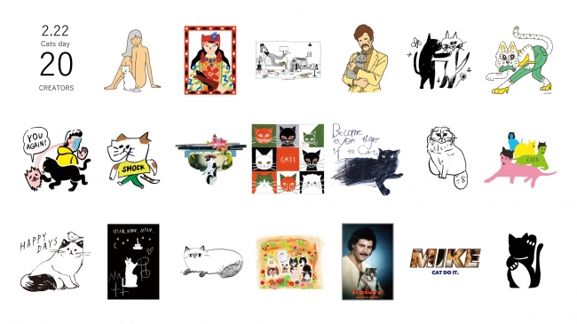 白根ゆたんぽ、タナカカツキ、itabamoe等が描き下ろし。人気