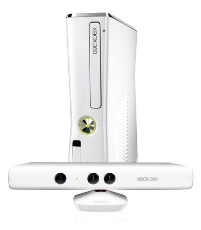 Xbox 360® 4GB + Kinect スペシャル エディション (ピュア ホワイト