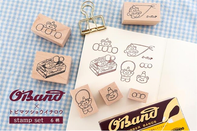 オーバンド×トビマツショウイチロウ氏のスタンプセットが登場！3月開催